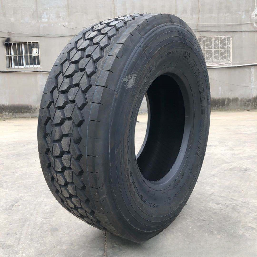 双钱油罐车轮胎 445/65R22.5轮胎 RLB900+花纹 挂车油罐车轮胎