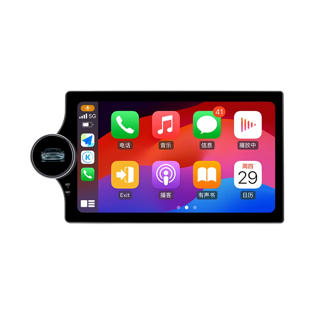 Хит продаж 10-дюймовый левый большой диск с одной ручкой 4G беспроводной Carplay умный Bluetooth навигация для автомобиля все-в-одном
