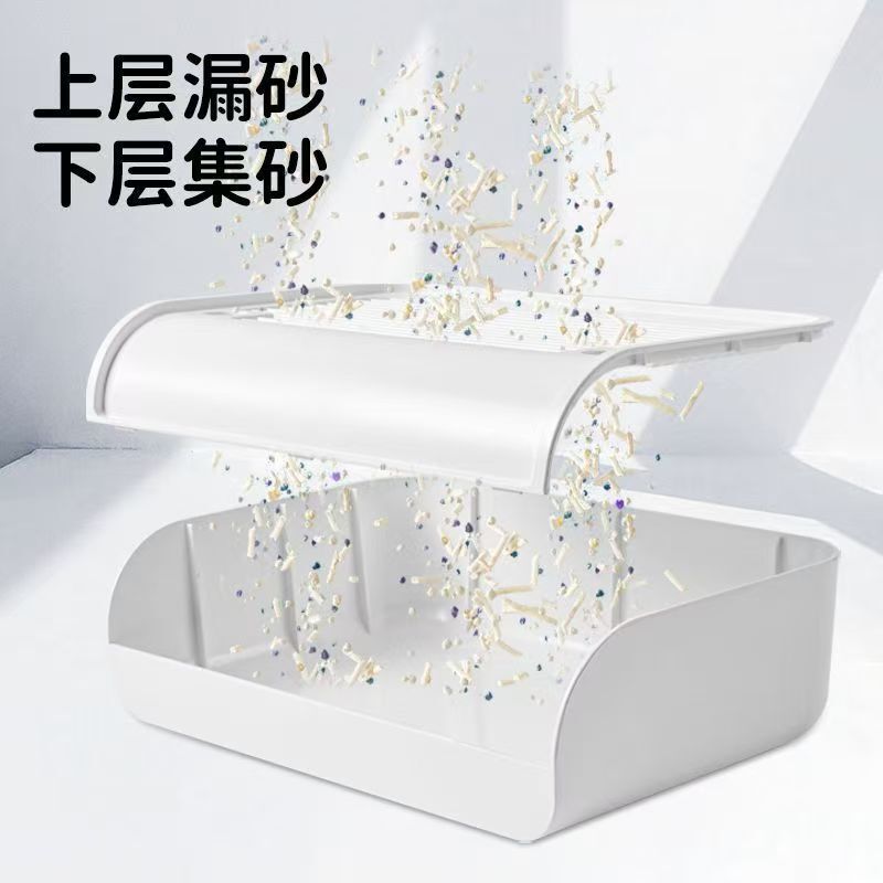 新品猫砂盆踏板跨境爆款加大防漏砂防带出宠物猫砂垫可拆洗家用|undefined