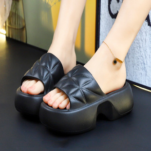 6.0cm�߸���ʺ���⴩�^������ЬŮ�¿��ļ�ɳ����������eva��Ь��
