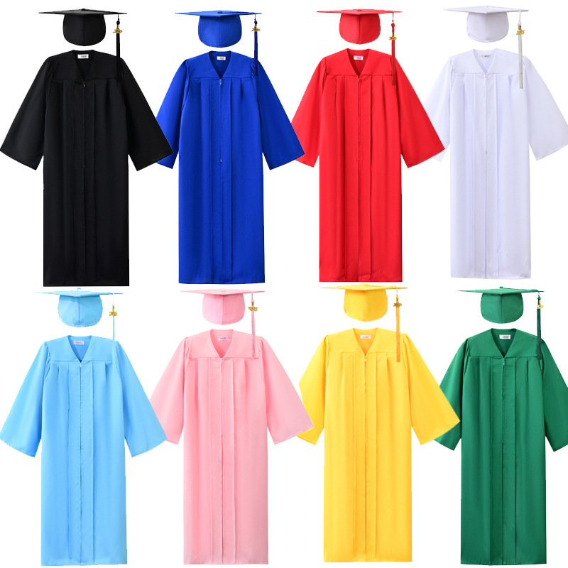 Cross-border Amazon American College Students' Academic Clothing Academic Clothing Adult Graduation Dress suit Doctoral Master's Clothing