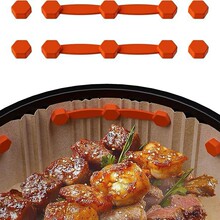 亚马逊创意新款 2025年 空气炸锅磁铁硅胶扣空气炸锅烤盘纸固定扣