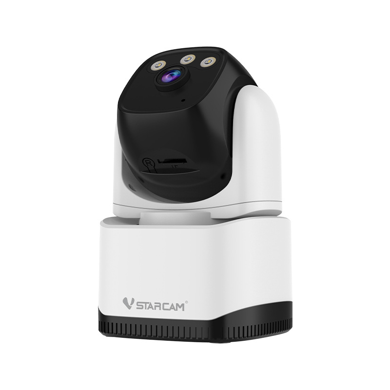 4G sin flujo cabezal de agitación de doble imagen cámara de monitoreo binocular inalámbrica WiFi hogar inteligente de monitoreo de visión nocturna