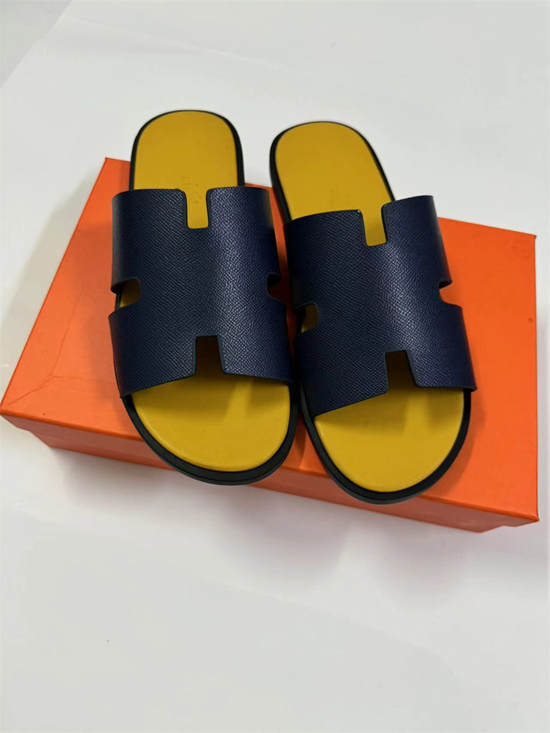 Medio Oriente e-commerce transfronterizo h zapatillas hombre sudeste asiático zapatos de cuero plano comercio exterior europeo y americano zapatos de playa de una sola zapatilla