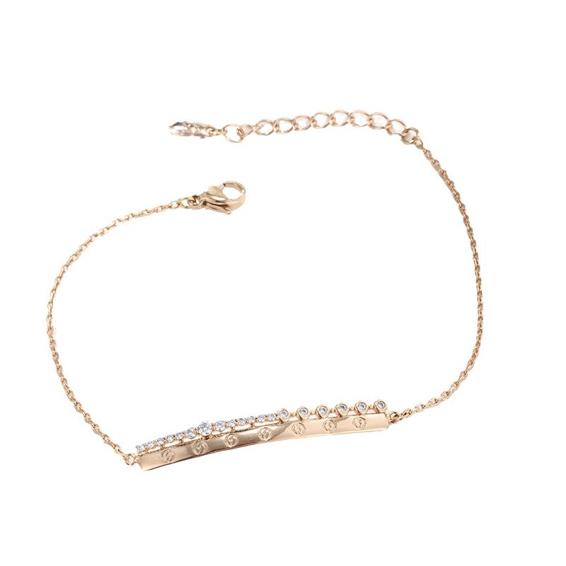 Joyas Xuping joyas de moda transfronterizas europeas y estadounidenses pulseras coreanas simplificadas joyas de zircon de aleación de cobre al por mayor para mujeres