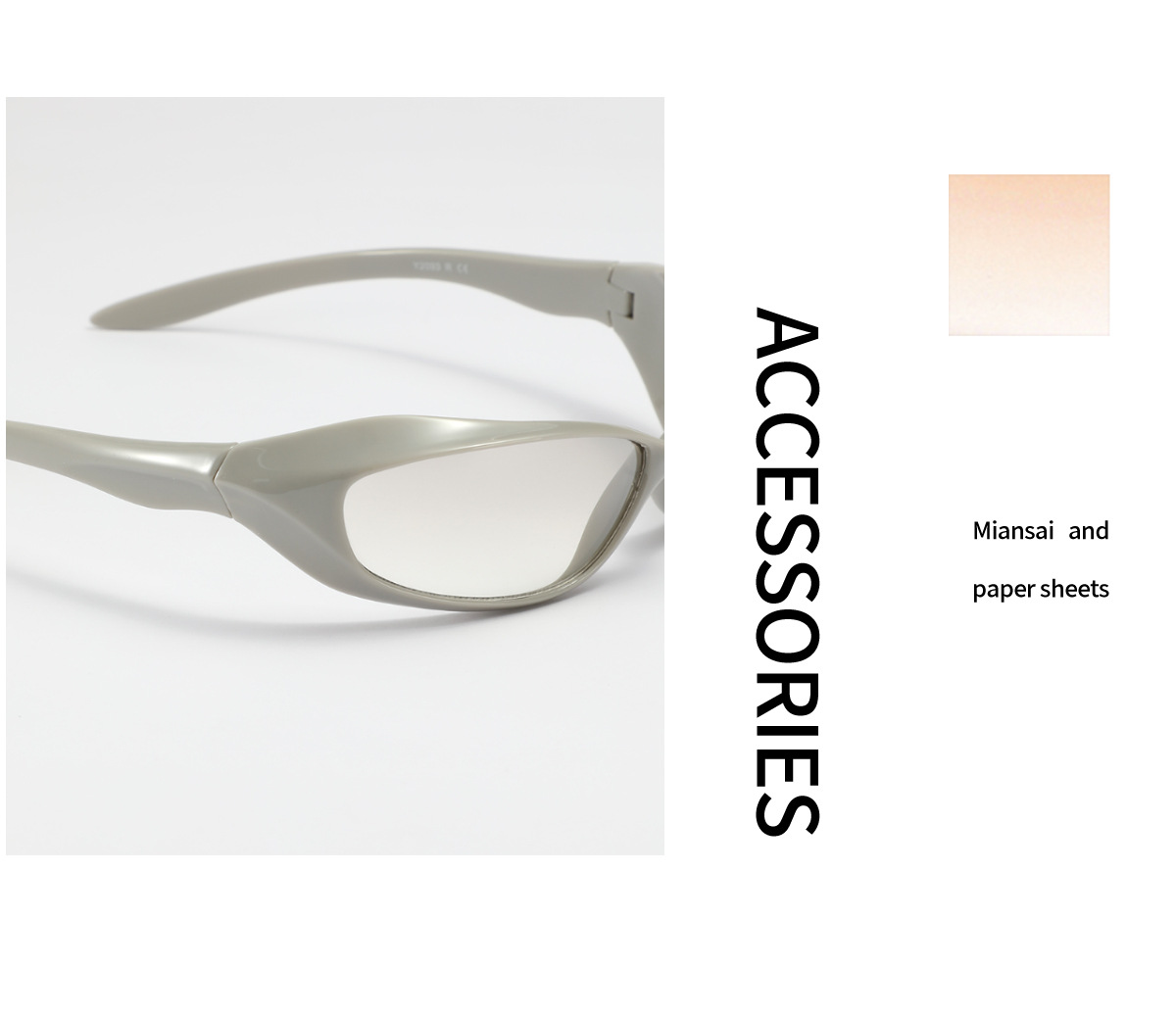 New Sunglasses Xingge Square Glasses Y2K Future Style Sunglasses Women's European And American Large Frame Face Covering Sunglasses Men's Sunglasses_voghion.com
