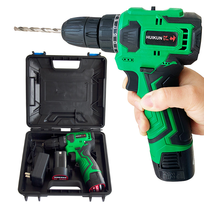 无刷充电手电钻16.8V40N家用充电式锂电池电动螺丝刀手枪钻工具