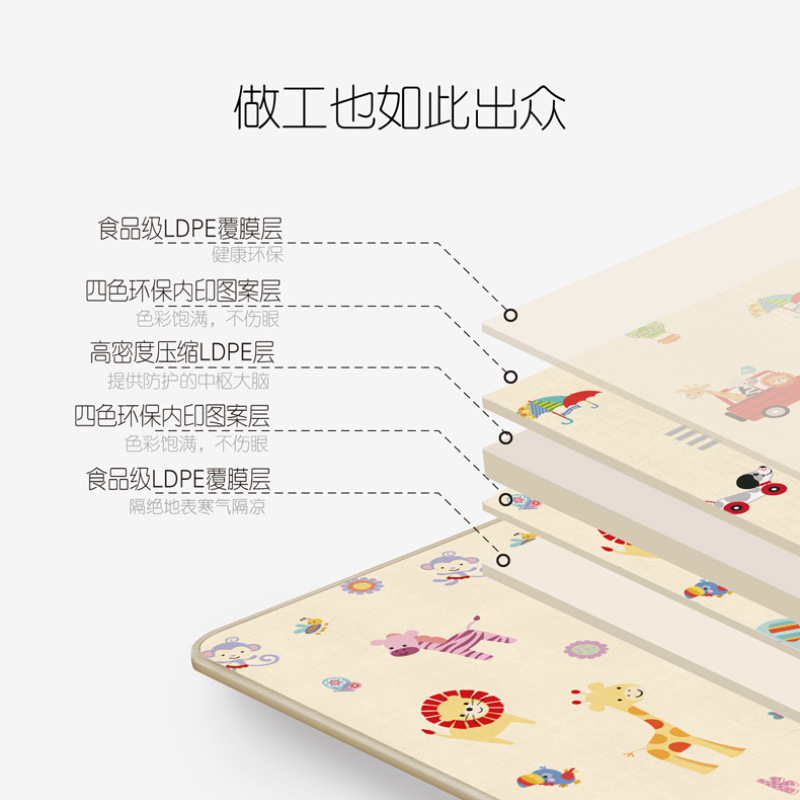 Nuevo alfombra de ajedrez volador bebé super grande doble cara plegable puzzle juegos de mesa para niños y niñas