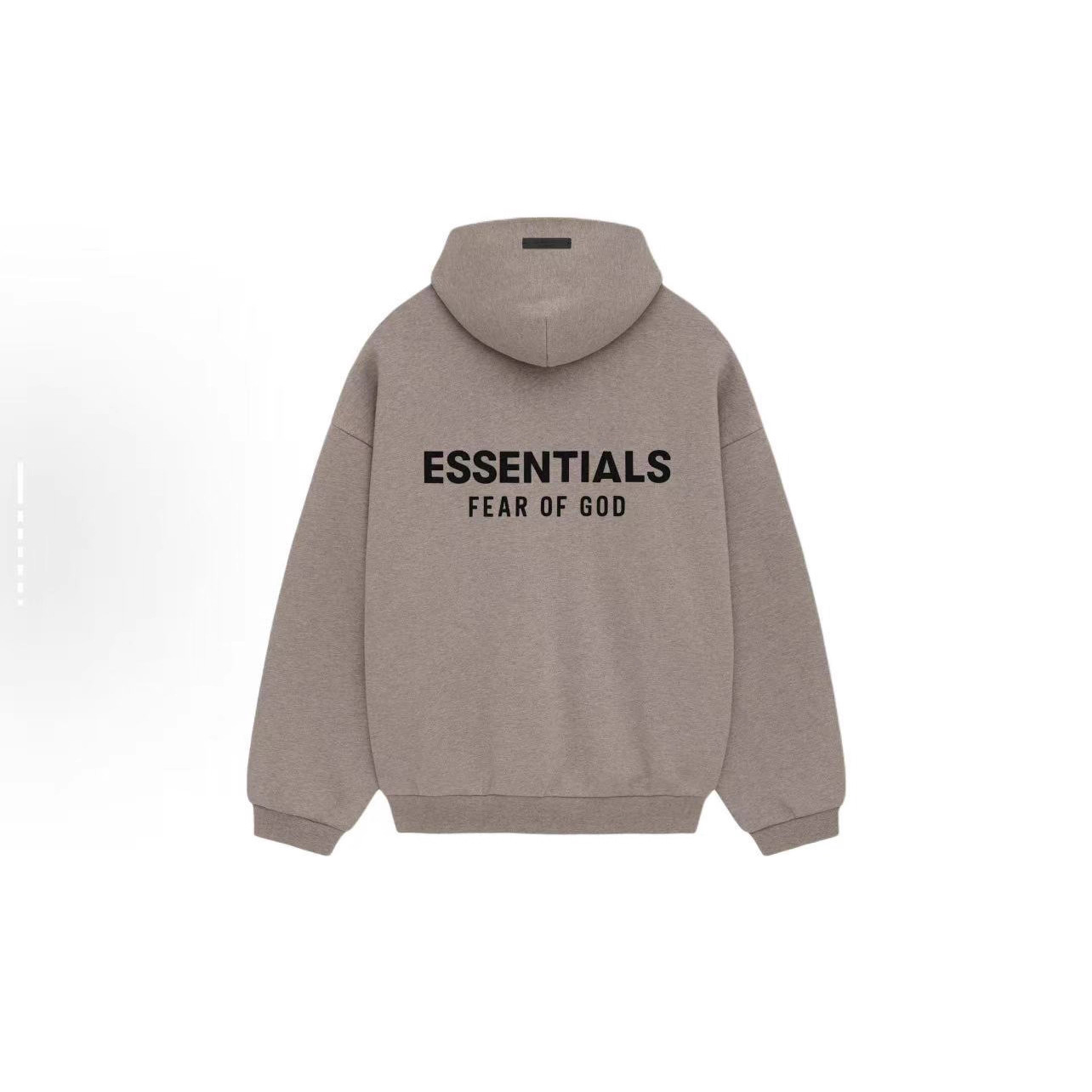 Fear of God Essentials Core Hoodie Logo Dark Oatmeal