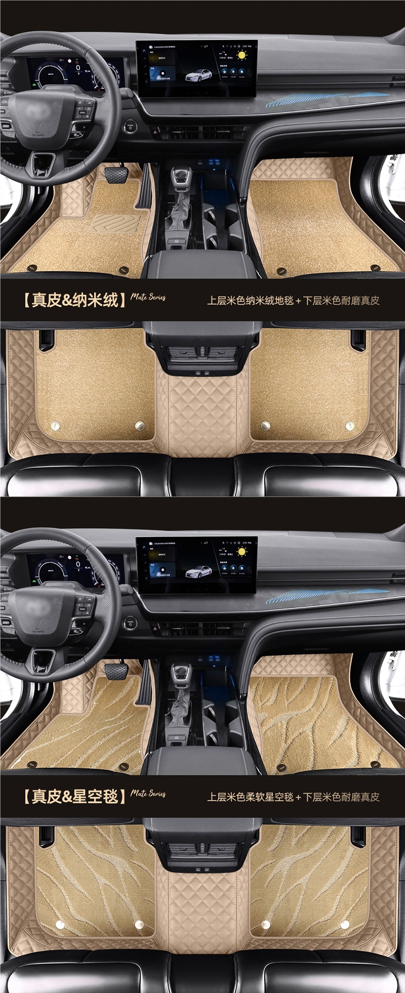 Specially Designed for Toyota Camry, Corolla, Levin, Rav4, Avalon, Full Surround Car Floor Mats