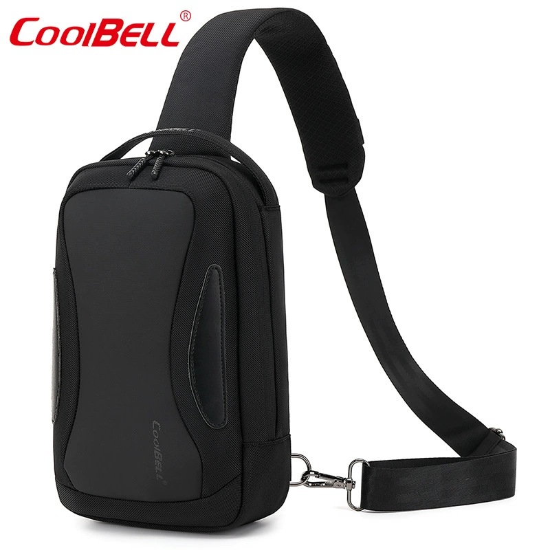 Новая повседневная мода мужская передний грудная сумка водонепроницаемая сумка через плечо большой емкости