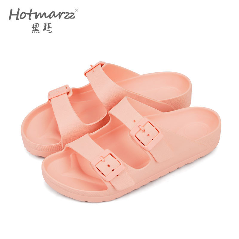 hotmarzz黑玛 拖鞋女夏季外穿足弓新款凉拖平底防滑软底沙滩凉鞋|undefined