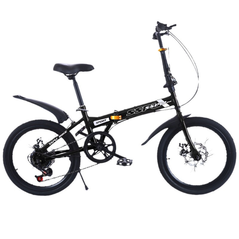 工場卸売 20 インチ折りたたみ自転車乗用可能 7 スピード大人用自転車可変速自転車仕事用