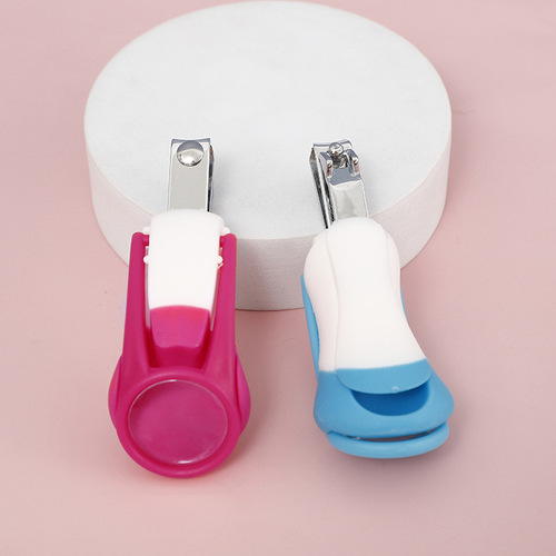 Newborn Magnifying Glass Nail Clippers Anti-Pinch Baby Nail Clippers Baby Nail Clippers with Magnifying Glass Wholesale