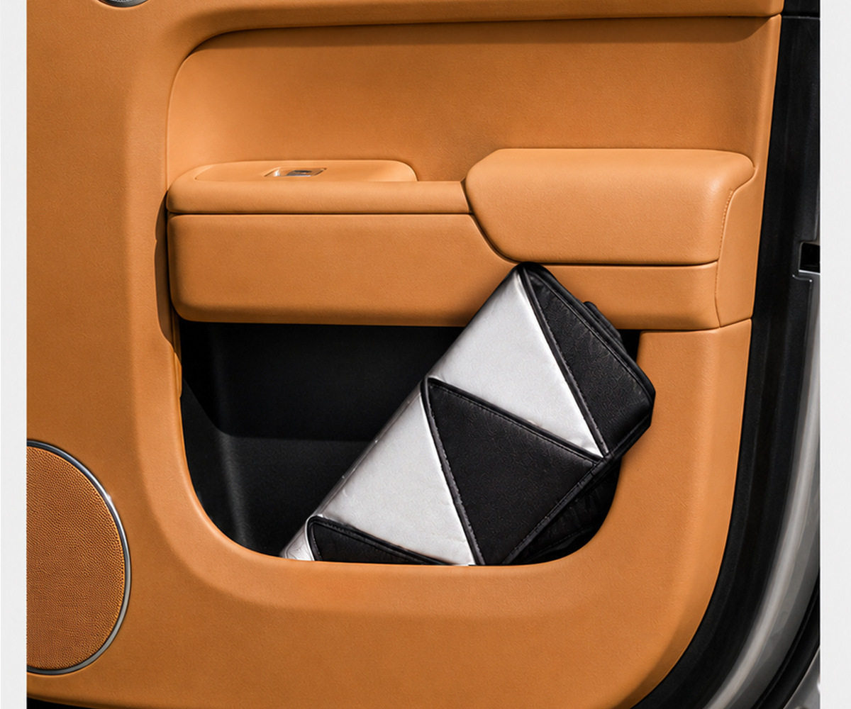 Custom-made thickened soft panel foldable privacy and heat-insulating side window sunshade for cars, car front sunshade