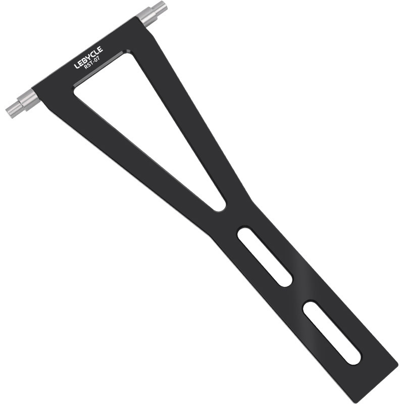 Corrector de plataforma de ajuste de anillo de bicicleta de carretera de montaña anillo de trenzado plataforma de corrección llanta Centro de medición herramienta de ajuste universal