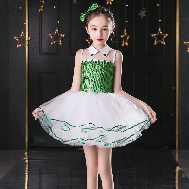 Children's children dance costumes girls bitter fleabane bitter