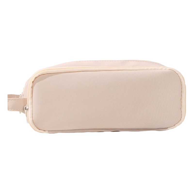 Estuche para lápices de gran capacidad, estilo japonés, simple y fresco, versión coreana, diseño único y no repetitivo para útiles escolares de secundaria y preparatoria.