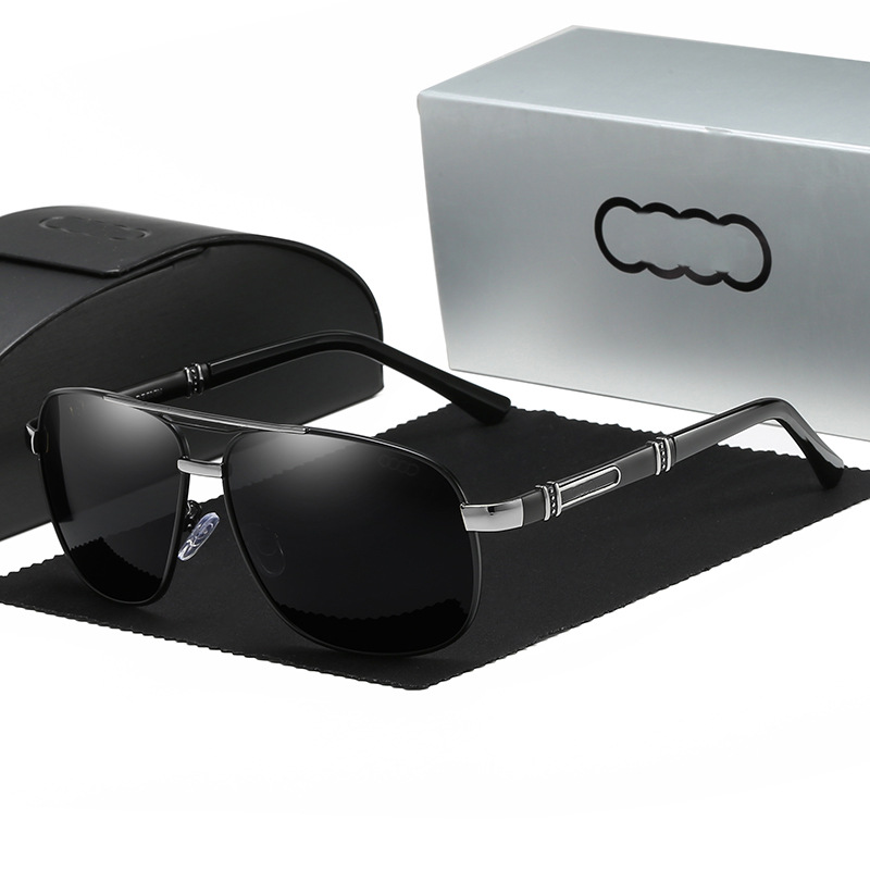 Gafas de sol polarizadas de moda para hombres 518 regalos de viaje Gafas de sol de montura grande Gafas de pesca de conducción al por mayor 0960