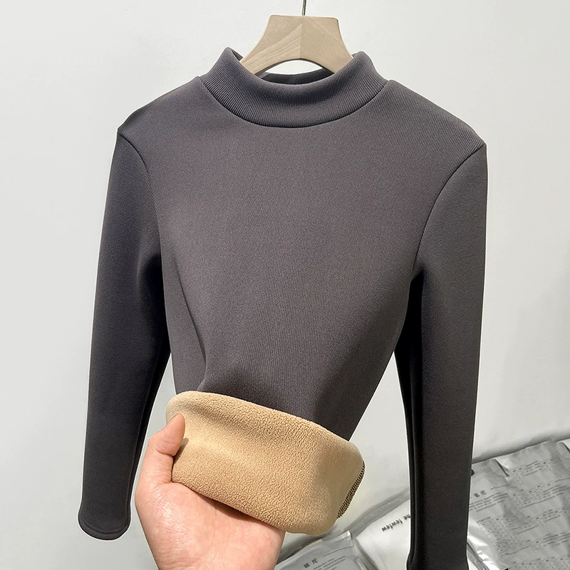 Knitted Sweater, Body-Friendly Long-Sleeve Turtleneck, Demi-Season Thermal Top