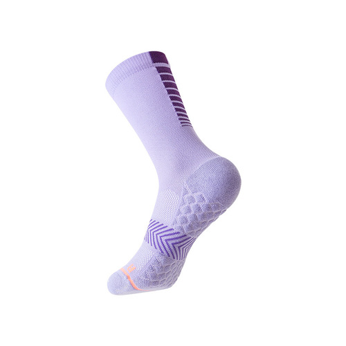 Sport's House Women's Mid-Tube Spring and Summer New Reflective Strip Running Socks Towel-soled Sports Socks