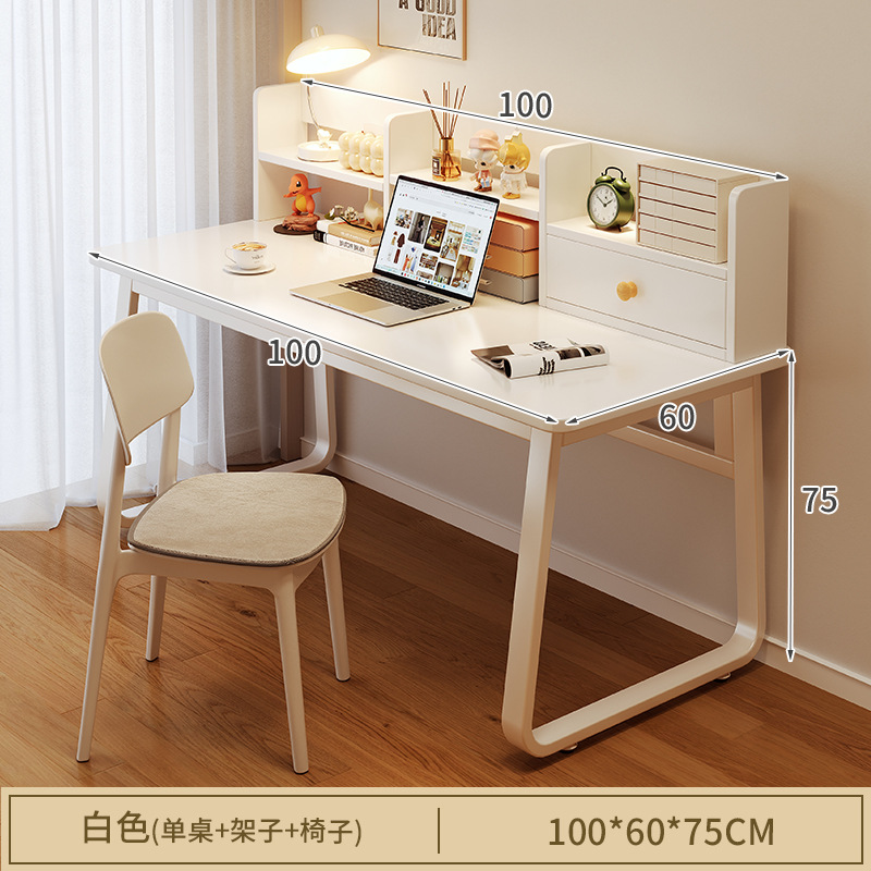 Escritorio para computadora, escritorio moderno y sencillo para escribir y estudiar, escritorio de trabajo sencillo para viviendas de alquiler, mesa y silla de maquillaje para dormitorio, escritorio de oficina. image 18