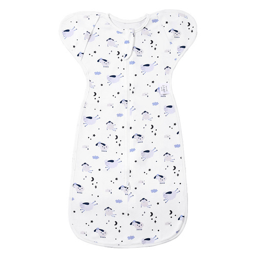 Four Seasons Baby 100% Cotton Anti-Slip Jumping Sleep Sack, Newborn Swaddle Blanket, Baby Wrap for Cross-border