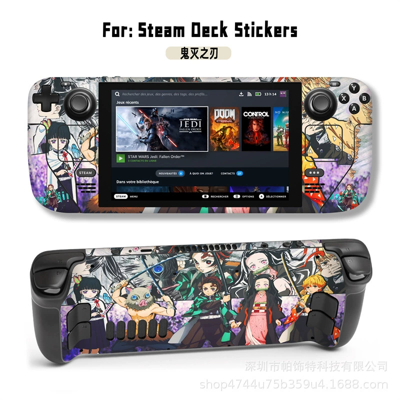 Подходит для наклейки Steam Deck, наклейка на Steam Deck Patch, Steam Panda, вручную, персональный пиксель