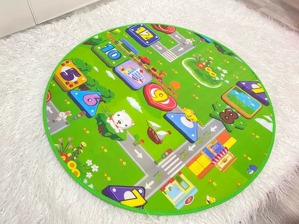 Mongolian bag crawling pad (round)