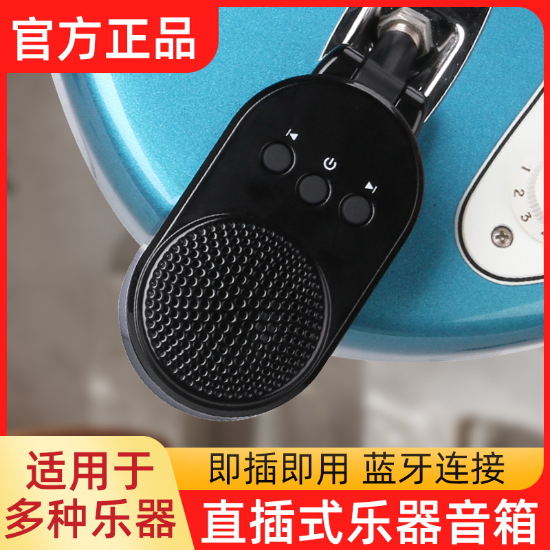 电吹管扩音乐器直插式小音箱电吉他贝斯专用音响充电蓝牙U盘伴奏