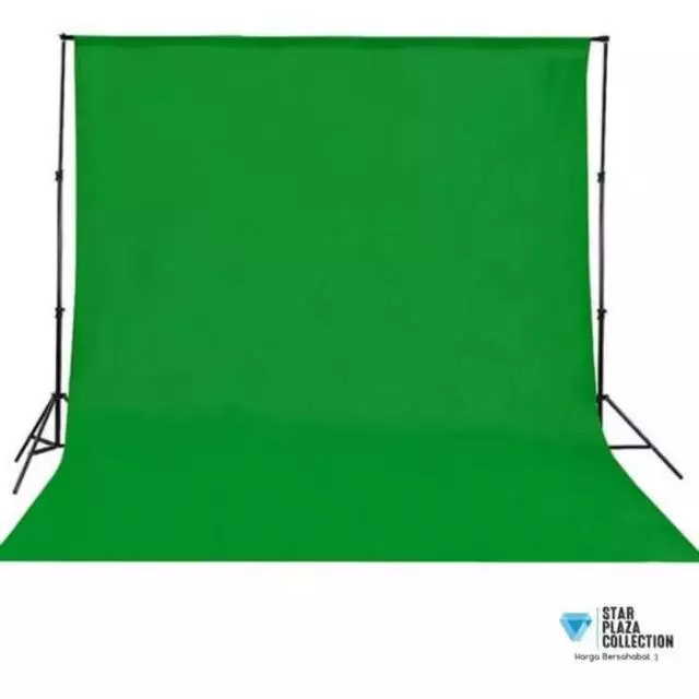 Green Background Cloth Video Photo Photography Background Curtain Green Cloth Live Broadcast Special Green Cloth Bracket Tripod