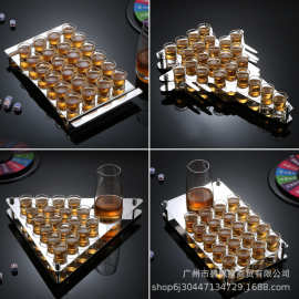 不锈钢B52子弹杯架酒吧轰炸机洋酒杯套装分酒器白酒烈酒杯子商用