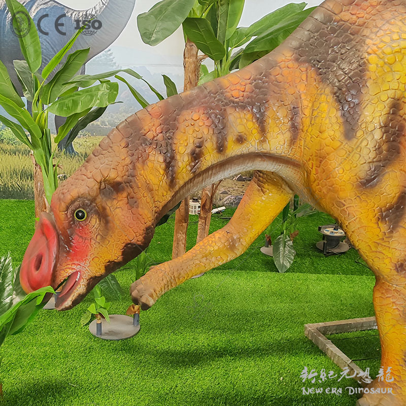 Dinosaurio de simulación a gran escala Tyrannosaurus Rex Dinosaurio eléctrico llamará modelo de movimiento Paisaje parque de atracciones modelo de dinosaurio