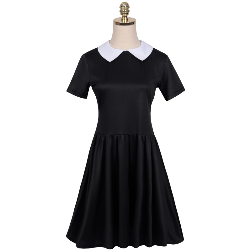 星期散芽当撕一嫁黑色连衣裙COS万圣节男生女生全套校服服装现货|undefined