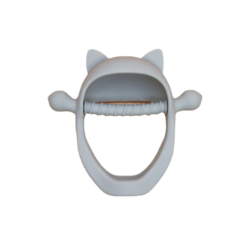 Amazonas de grado de contacto con alimentos silicona para bebés dentín resistente a la mordedura animal muñeca para niños pequeños palillos molares de grado de alimentos