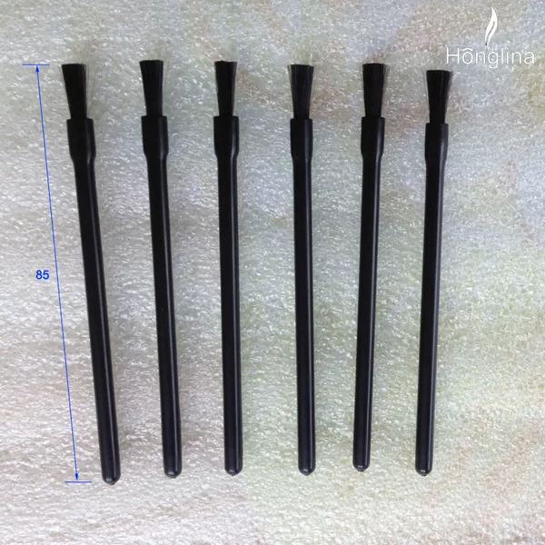 Factory Direct Supply, Disposable Flat-head Lip Brush, Straight Round Handle, Small Brush, Fine Bristles, Easy to Use