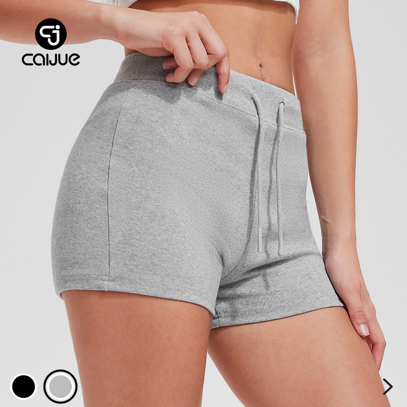 American Hot Girl Sports Shorts Women's New High-Waisted Hip-Lifting Yoga Three-Point Pants Running Training Quick-Drying Fitness Pants Women