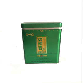新品茶叶罐家用红茶绿茶150克250克装方形密封马口铁茶罐包装空盒