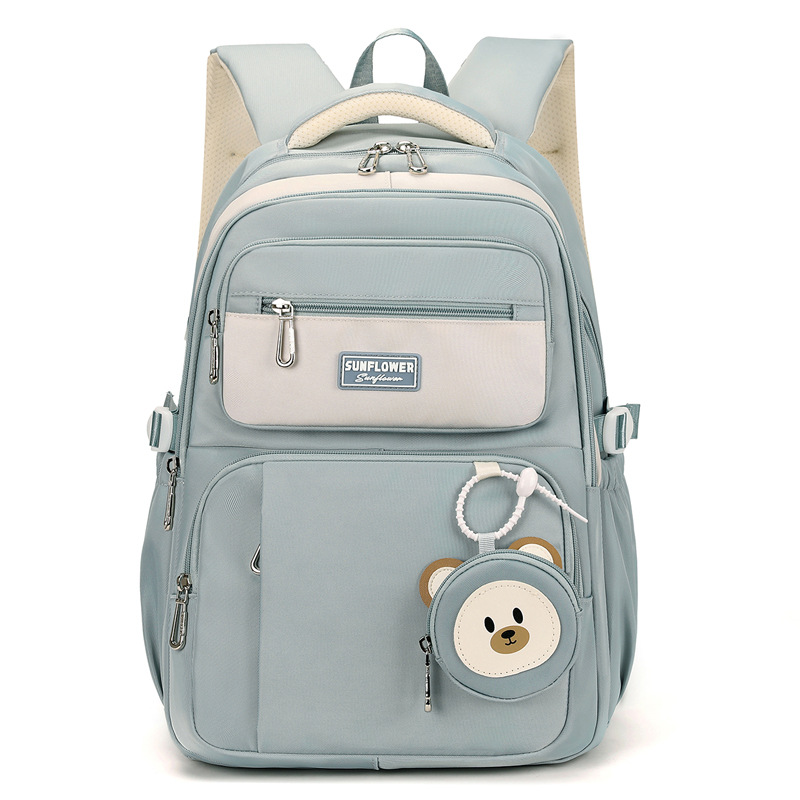 Mochila escolar para niñas, estudiantes de secundaria, estudiantes de primaria ligera, niñas de tercer a quinto y sexto grado, mochila de alta calidad de gran capacidad, resistente a la suciedad