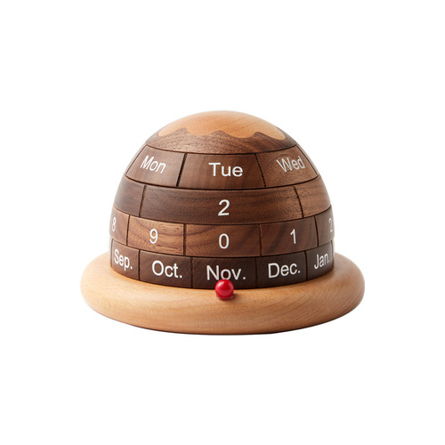 Planet Desk Calendar Wholesale Living Room Study Wooden Desk Calendar Creative Ornament Gift Wooden Perpetual Calendar Office Calendar