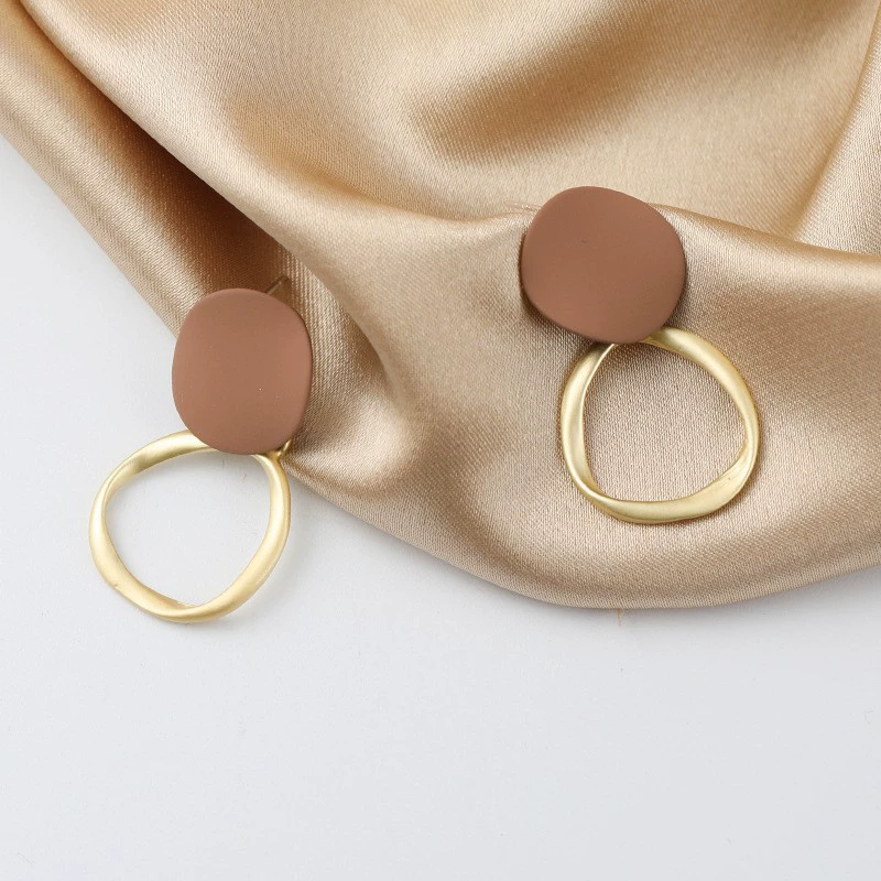 Серебряная игла, модные металлические серьги, серебро 925 образец, европейский стиль, стиль легкой роскоши, яркий запоминающийся стиль, оптовая закупка