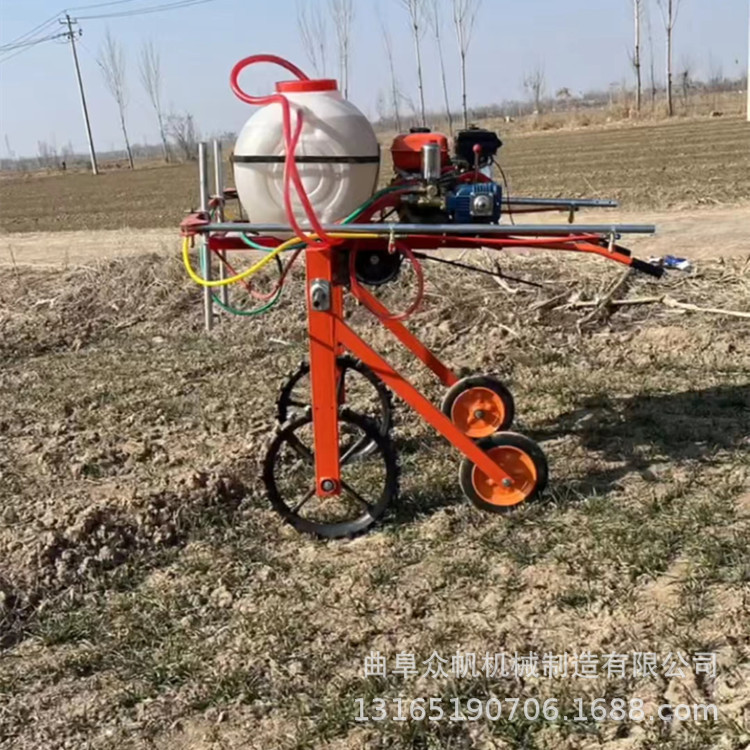 大马力折叠杆打药机自走式农用打药机农作物大面积喷洒机