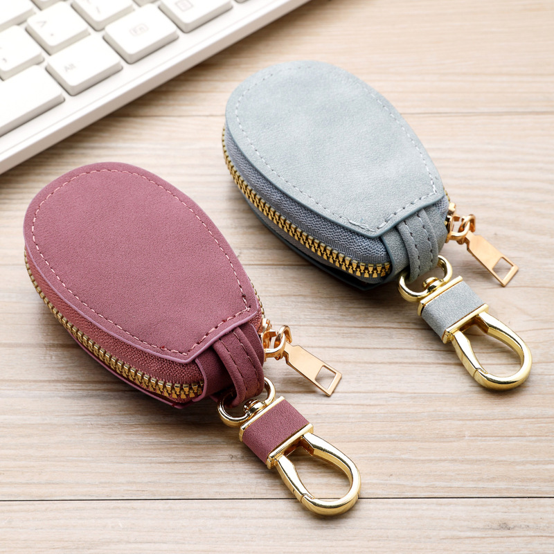 New key bag for men and women, multifunctional, new mini women's bag, large capacity, men's home zipper car key holder