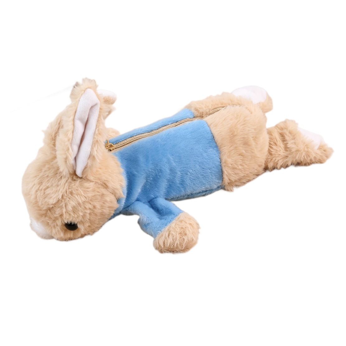 Bolsa de bolígrafo de peluche de tiburón mapache bolsas de bolígrafo de peluche de gran capacidad de estudiantes de primaria portátiles para desempaquetar muñecas de papelería