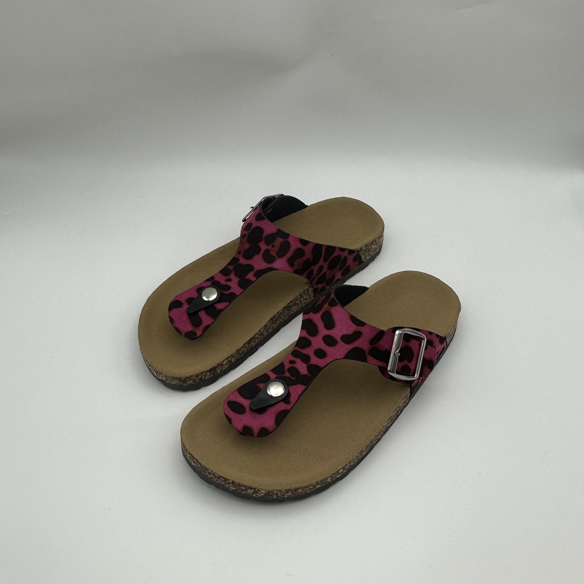 Plus Size Women's Cork Slippers European And American Style Lady Slippers_vogvips.com