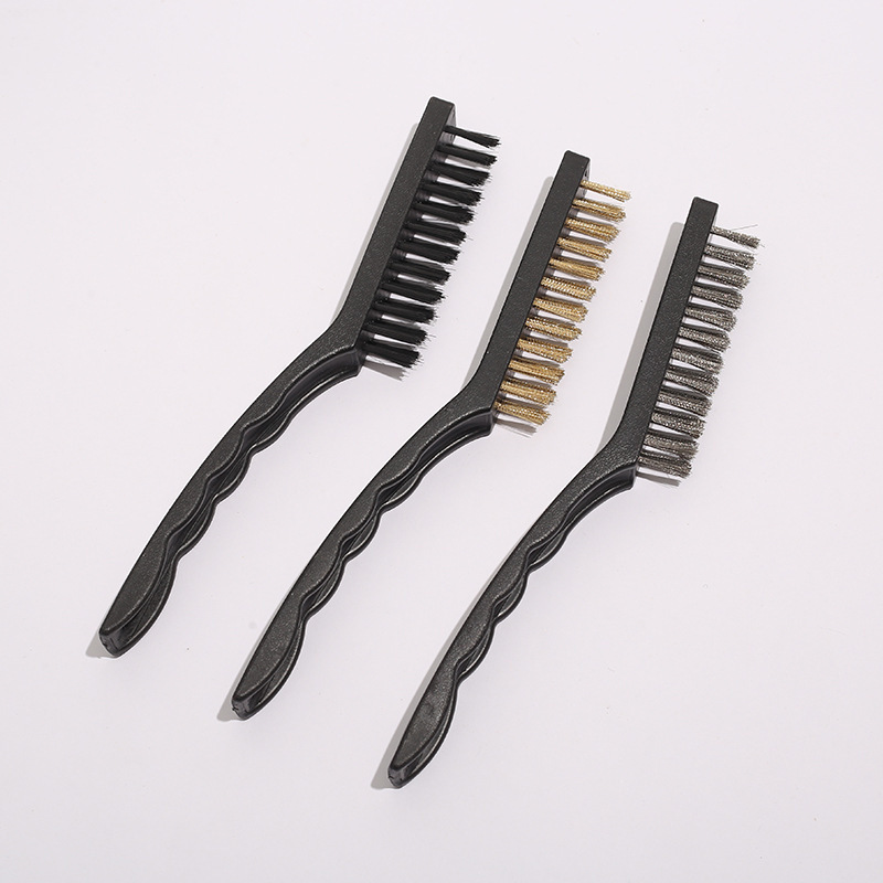 Cepillo de limpieza Estufa de cocina grande Cepillo de limpieza para estufa de gas Cepillo de alambre de desengrasado y descontaminación de nueve pulgadas