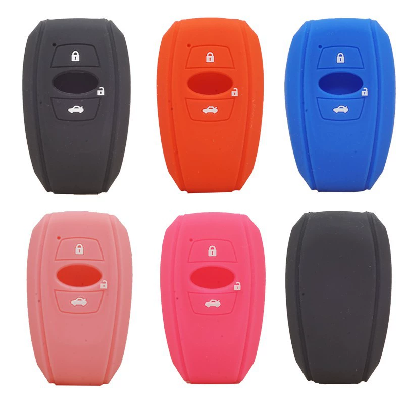 Подходит для Subaru Forester Smart Remote Key Outback XV Legacy Автомобильный силиконовый защитный чехол для ключа