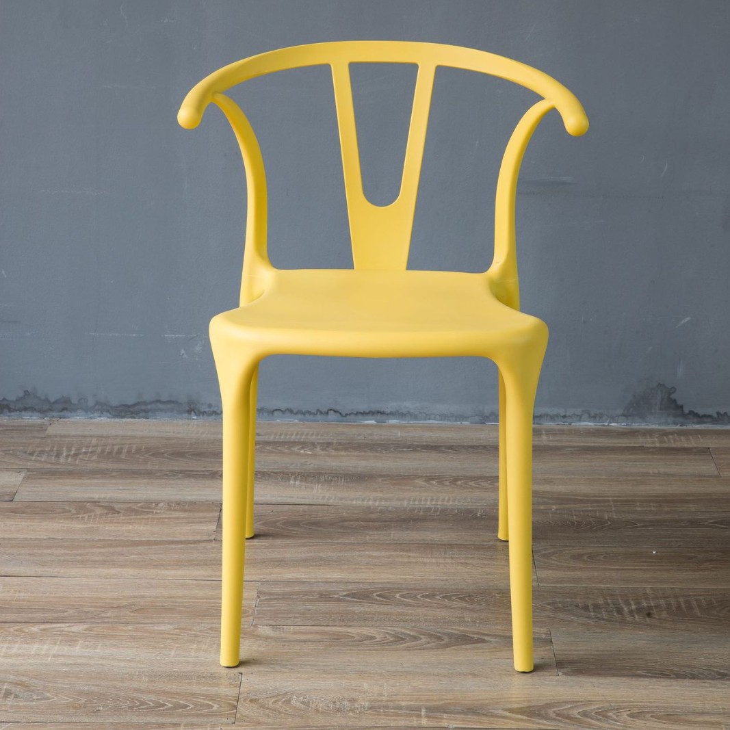 Venta al por mayor transfronteriza silla de plástico nórdico cafetería Silla de ocio leche té postre tienda Internet celebridad respaldo mesa y silla