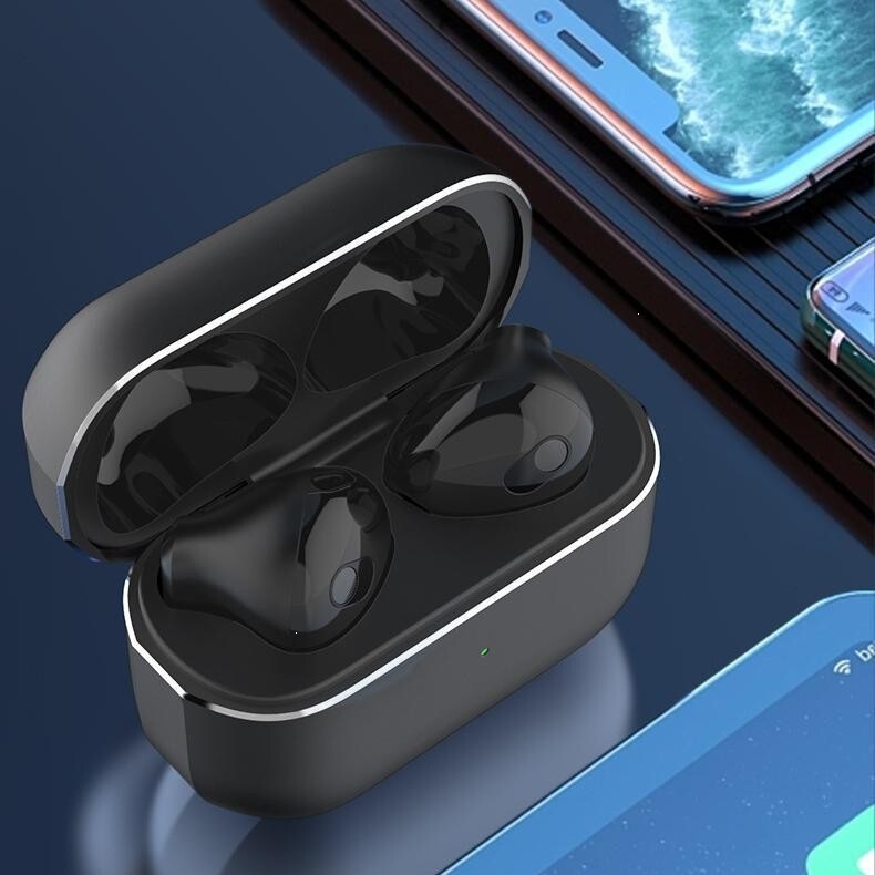 Mini-Tws True Wireless Bluetooth Earphones, Semi-In-Ear Type, Zinc Alloy, Mini, Compact, Portable, Heavy Bass, Stereo Sound