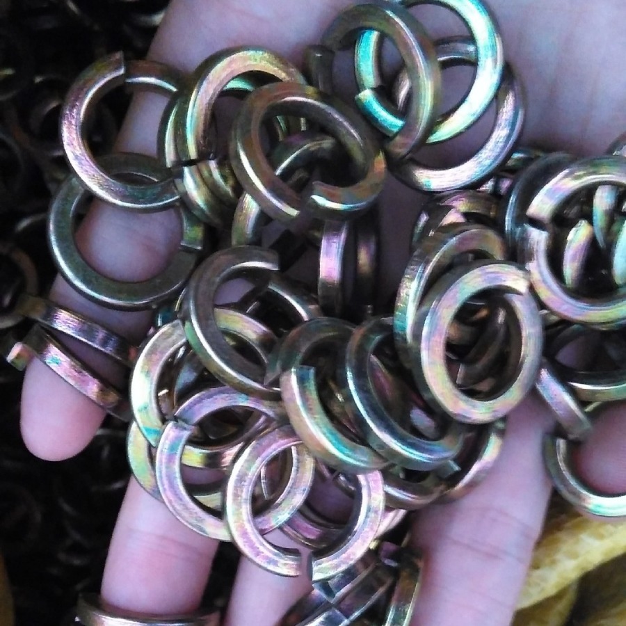 镀彩弹垫镀白弹簧垫圈发黑高强度弹垫圈